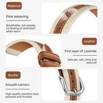Composite Stitching Genuine Leather Watch Band, For Apple Watch 46mm / 49mm / 45mm / 44mm, For Apple Watch 42mm / 41mm / 40mm / 38mm