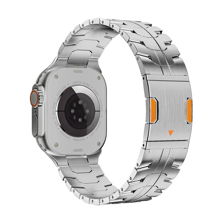 アイアンマンマグネティックチタン金属ウォッチバンド、Apple Watch 46mm / 49mm / 45mm / 44mm用