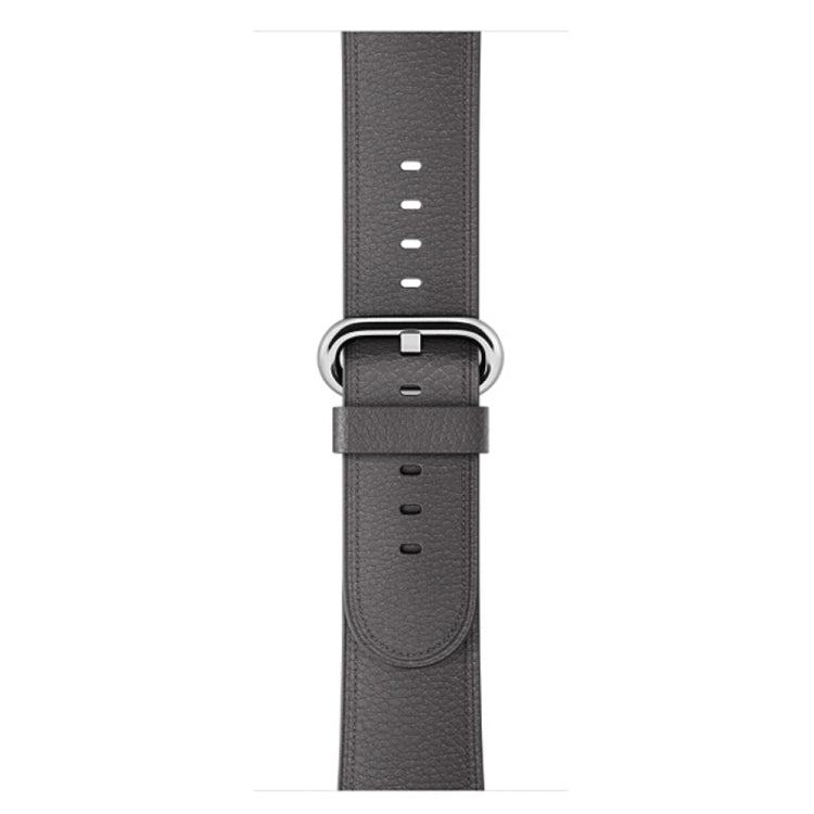 クラシックボタンレザーリストストラップウォッチバンド Apple Watch Series 3 & 2 & 1 42mm用