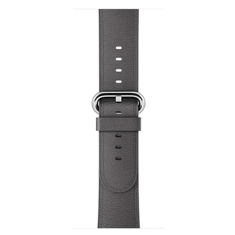 クラシックボタンレザーリストストラップウォッチバンド Apple Watch Series 3 & 2 & 1 42mm用