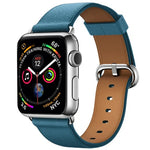 クラシックボタンレザーリストストラップウォッチバンド Apple Watch Series 3 & 2 & 1 42mm用