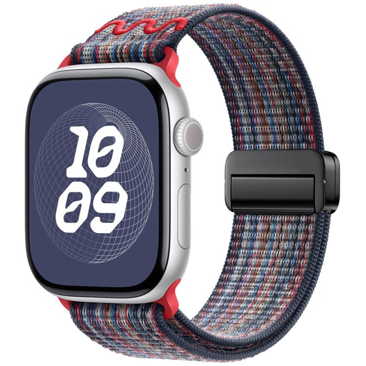 マグネティックバックルループナイロンウォッチバンド、Apple Watch 46mm / 49mm / 45mm / 44mm用、Apple Watch 42mm / 41mm / 40mm / 38mm用