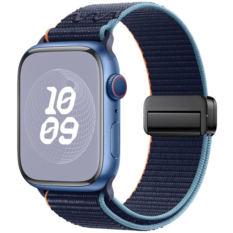 マグネティックバックルループナイロンウォッチバンド、Apple Watch 46mm / 49mm / 45mm / 44mm用、Apple Watch 42mm / 41mm / 40mm / 38mm用