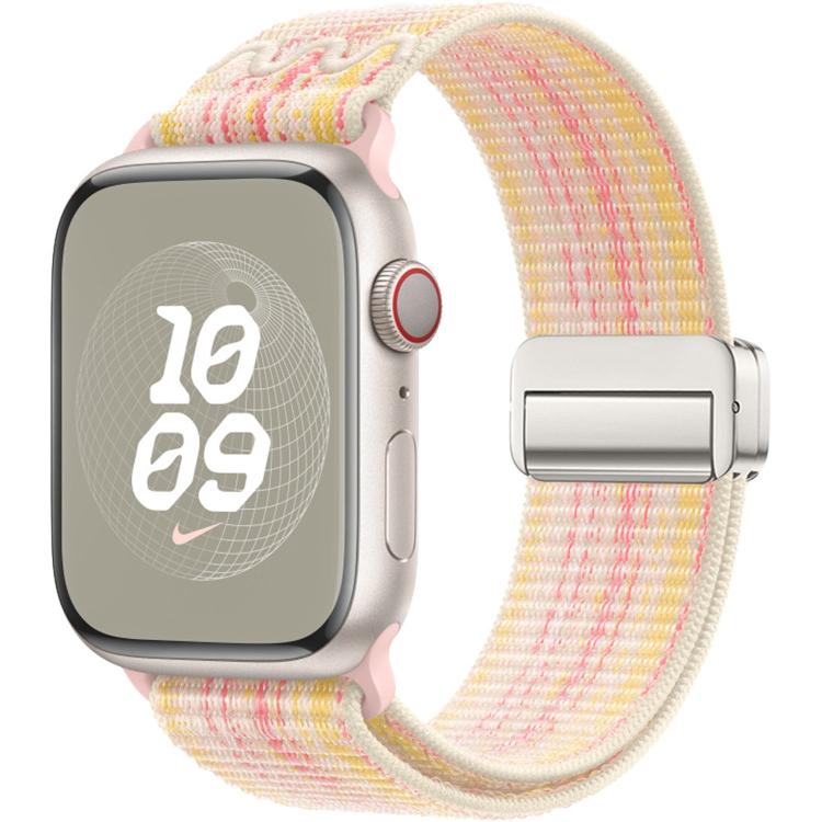 マグネティックバックルループナイロンウォッチバンド、Apple Watch 46mm / 49mm / 45mm / 44mm用、Apple Watch 42mm / 41mm / 40mm / 38mm用