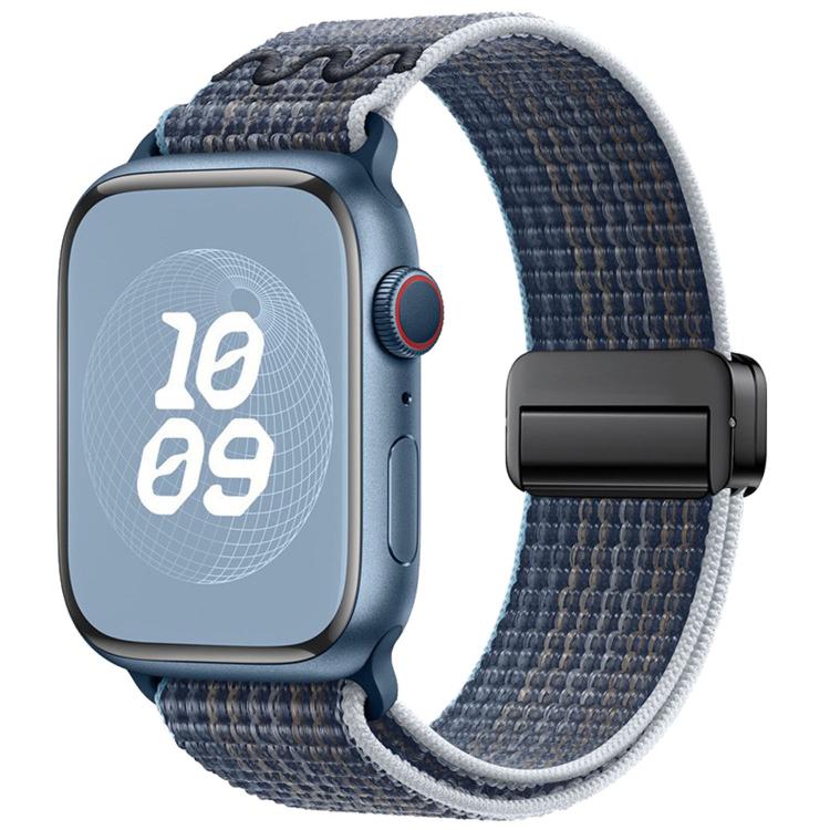 マグネティックバックルループナイロンウォッチバンド、Apple Watch 46mm / 49mm / 45mm / 44mm用、Apple Watch 42mm / 41mm / 40mm / 38mm用