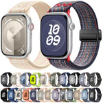 マグネティックバックルループナイロンウォッチバンド、Apple Watch 46mm / 49mm / 45mm / 44mm用、Apple Watch 42mm / 41mm / 40mm / 38mm用