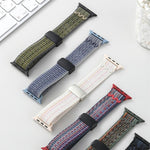 マグネティックバックルループナイロンウォッチバンド、Apple Watch 46mm / 49mm / 45mm / 44mm用、Apple Watch 42mm / 41mm / 40mm / 38mm用
