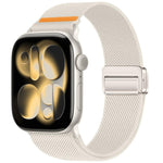 ダブルマグネティックバックルシングルステッチナイロンウォッチバンド、Apple Watch 49mm / 46mm / 45mm / 44mm用、Apple Watch 42mm / 41mm / 40mm / 38mm用