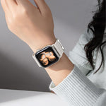 ダブルマグネティックバックルシングルステッチナイロンウォッチバンド、Apple Watch 49mm / 46mm / 45mm / 44mm用、Apple Watch 42mm / 41mm / 40mm / 38mm用