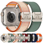 反射傘バックル織りナイロンウォッチバンド、Apple Watch 49mm / 46mm / 45mm / 44mm用、Apple Watch 42mm / 41mm / 40mm / 38mm用