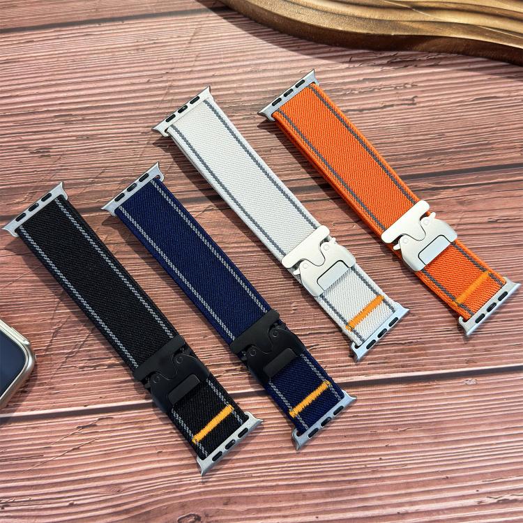 反射傘バックル織りナイロンウォッチバンド、Apple Watch 49mm / 46mm / 45mm / 44mm用、Apple Watch 42mm / 41mm / 40mm / 38mm用