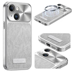 流れる水のさざ波マグネット衝撃吸収スマホケース、iPhone 15用、iPhone 14用、iPhone 14 Pro用、iPhone 14 Pro Max用、iPhone 13 Pro Max用、iPhone 13 Pro用、iPhone 13用