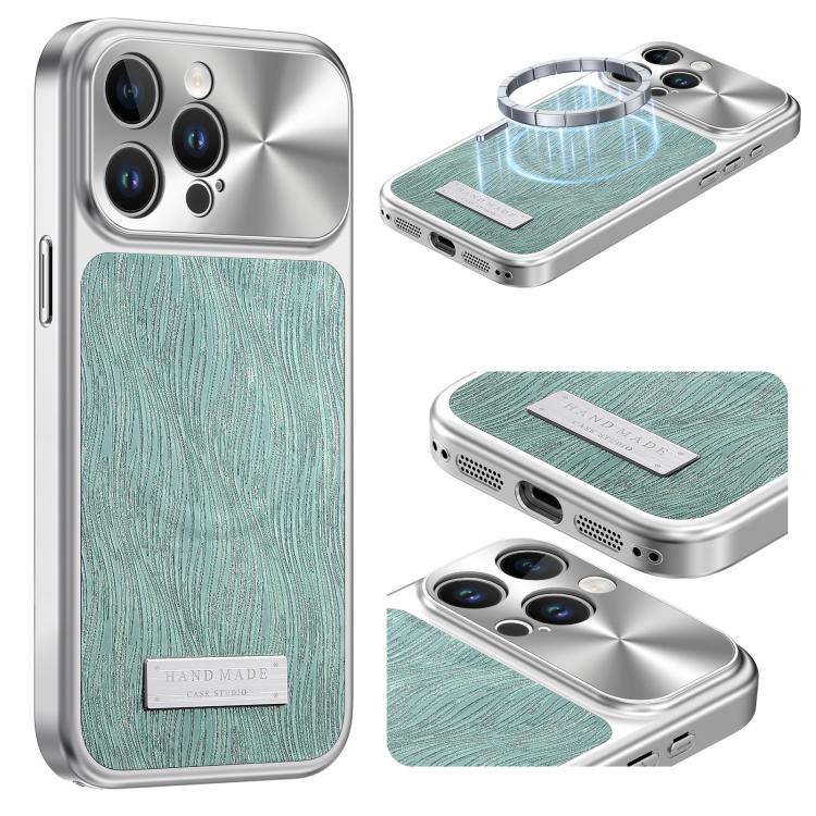 流れる水のさざ波マグネット衝撃吸収スマホケース、iPhone 15用、iPhone 14用、iPhone 14 Pro用、iPhone 14 Pro Max用、iPhone 13 Pro Max用、iPhone 13 Pro用、iPhone 13用