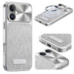 流水リップル磁気衝撃吸収スマホケース、iPhone 17 Pro Max用、iPhone 17 Pro用、iPhone 17用、iPhone 16 Pro Max用、iPhone 16 Pro用、iPhone 16用、iPhone 15 Pro Max用、iPhone 15 Pro用