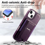 CaseNeo 折りたたみホルダー レトロ 弾性カードバッグ 磁気背面スマホケース、iPhone 15 用、iPhone 14 / 13 用、iPhone 14 Pro 用、iPhone 14 Pro Max 用、iPhone 13 Pro Max 用、iPhone 13 Pro 用