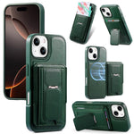 CaseNeo 折りたたみホルダー レトロ 弾性カードバッグ 磁気背面スマホケース、iPhone 15 用、iPhone 14 / 13 用、iPhone 14 Pro 用、iPhone 14 Pro Max 用、iPhone 13 Pro Max 用、iPhone 13 Pro 用