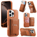 CaseNeo 折りたたみホルダー レトロ 弾性カードバッグ 磁気背面スマホケース、iPhone 15 用、iPhone 14 / 13 用、iPhone 14 Pro 用、iPhone 14 Pro Max 用、iPhone 13 Pro Max 用、iPhone 13 Pro 用