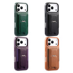 CaseNeo 折りたたみホルダー レトロ 弾性カードバッグ 磁気背面スマホケース、iPhone 15 用、iPhone 14 / 13 用、iPhone 14 Pro 用、iPhone 14 Pro Max 用、iPhone 13 Pro Max 用、iPhone 13 Pro 用