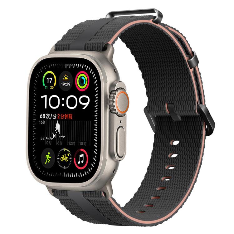 ラインパターン シリコン 時計バンド、Apple Watch 46mm / 49mm / 45mm / 44mm用、Apple Watch 42mm / 41mm / 40mm / 38mm用
