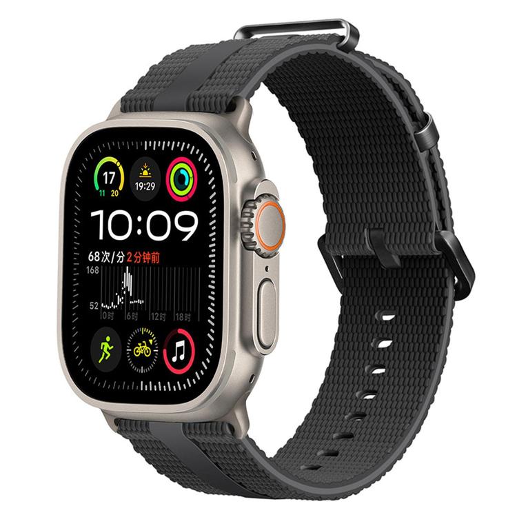 ラインパターン シリコン 時計バンド、Apple Watch 46mm / 49mm / 45mm / 44mm用、Apple Watch 42mm / 41mm / 40mm / 38mm用