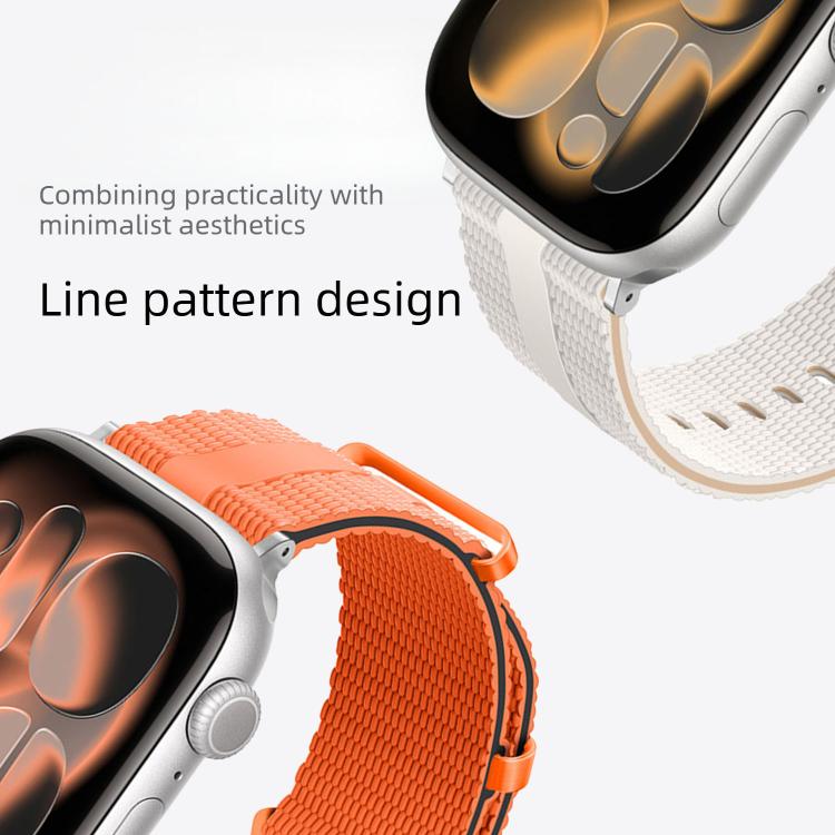 ラインパターン シリコン 時計バンド、Apple Watch 46mm / 49mm / 45mm / 44mm用、Apple Watch 42mm / 41mm / 40mm / 38mm用