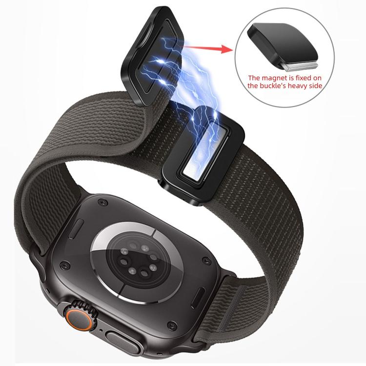 マグネットバックル トレイルループ ナイロン 時計バンド、Apple Watch 46mm / 49mm / 45mm / 44mm用、Apple Watch 42mm / 41mm / 40mm / 38mm用