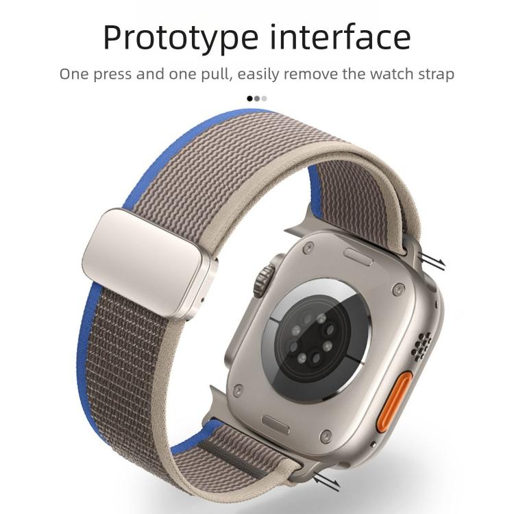 マグネットバックル トレイルループ ナイロン 時計バンド、Apple Watch 46mm / 49mm / 45mm / 44mm用、Apple Watch 42mm / 41mm / 40mm / 38mm用