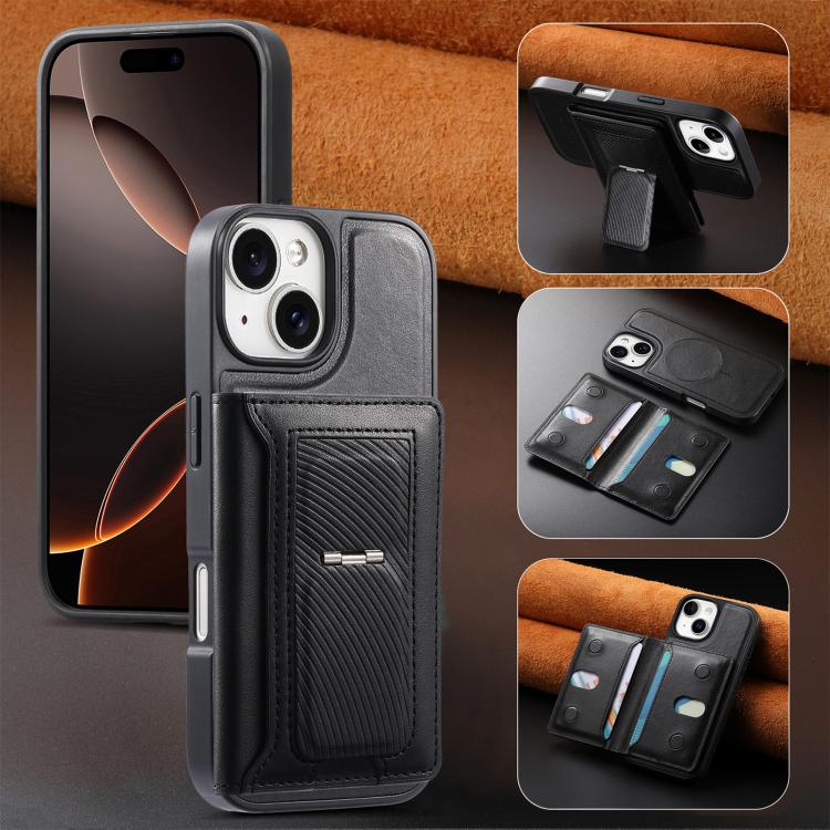CaseNeo レトロヒンジ折りたたみ財布型マグネット背面スマホケース iPhone 15用 iPhone 14用 iPhone 14 Pro用 iPhone 14 Pro Max用 iPhone 13 Pro Max用 iPhone 13 Pro用 iPhone 13用