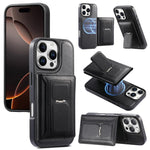 CaseNeoレトロヒンジ折りたたみ財布磁気背面電話ケース、iPhone 17e / 16e用、iPhone 17 Pro Max用、iPhone 17 Pro用、iPhone 17用、iPhone Air用、iPhone 16 Pro Max用、iPhone 16 Pro用、iPhone 16 Plus用、iPhone 16用、iPhone 15 Pro M用