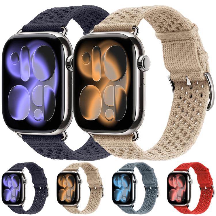 透かし編み ニット 時計バンド、Apple Watch 46mm / 49mm / 45mm / 44mm用、Apple Watch 42mm / 41mm / 40mm / 38mm用