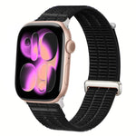 ダブルリンク クラウドフィール 通気性ナイロンループ メタルヘッド 時計バンド、Apple Watch 46mm / 49mm / 45mm / 44mm用、Apple Watch 42mm / 41mm / 40mm / 38mm用