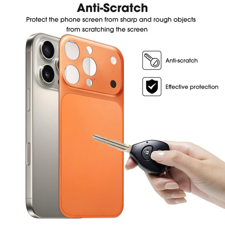 即変身 17 Proシリーズ 超薄型 フロストPETバックカバー iPhone 16 Pro Max 用、iPhone 15 Pro Max 用、iPhone 14 Pro Max 用、iPhone 13 Pro Max 用