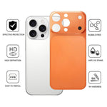 即変身 17 Proシリーズ 超薄型 フロストPETバックカバー iPhone 16 Pro Max 用、iPhone 15 Pro Max 用、iPhone 14 Pro Max 用、iPhone 13 Pro Max 用