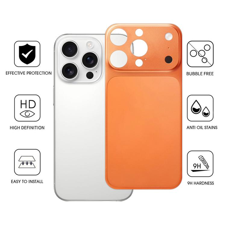 即変身 17 Proシリーズ 超薄型 フロストPETバックカバー iPhone 16 Pro Max 用、iPhone 15 Pro Max 用、iPhone 14 Pro Max 用、iPhone 13 Pro Max 用