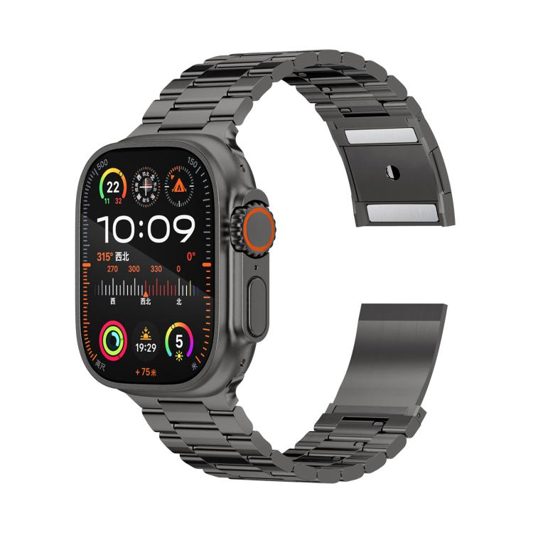 チタン合金時計バンド 三連磁気留め具 Apple Watch 46mm / 49mm / 45mm / 44mm用、Apple Watch 42mm / 41mm / 40mm / 38mm用