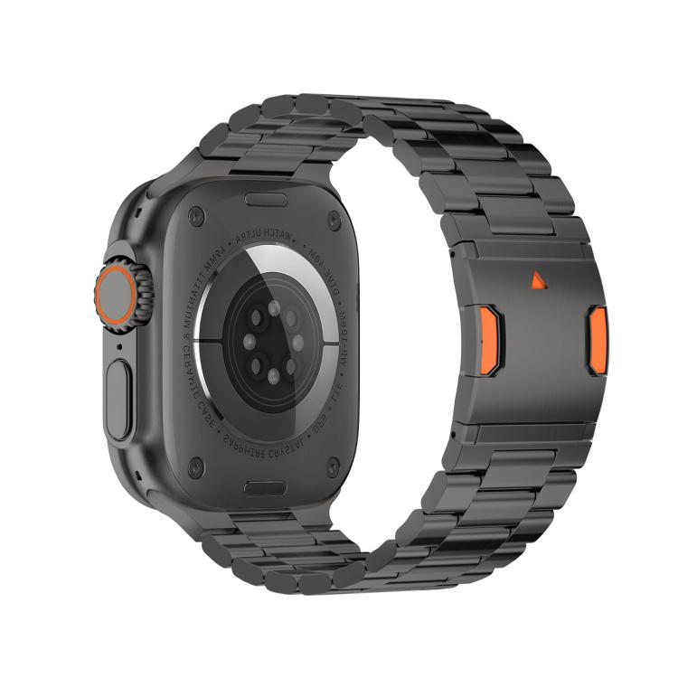 チタン合金時計バンド 三連磁気留め具 Apple Watch 46mm / 49mm / 45mm / 44mm用、Apple Watch 42mm / 41mm / 40mm / 38mm用