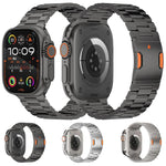 チタン合金時計バンド 三連磁気留め具 Apple Watch 46mm / 49mm / 45mm / 44mm用、Apple Watch 42mm / 41mm / 40mm / 38mm用