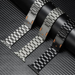 チタン合金時計バンド 三連磁気留め具 Apple Watch 46mm / 49mm / 45mm / 44mm用、Apple Watch 42mm / 41mm / 40mm / 38mm用