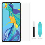 UV液体曲面フル接着 全面強化ガラス、Galaxy S8(1枚)、Galaxy S8 PLUS(1枚)、Galaxy S9(1枚)、Galaxy S9+(1枚)、Galaxy Note 8、Galaxy Note 9、Galaxy S10 5G(1枚)、Huawei P20 Lite、Huawei P30用