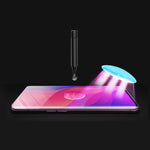 UV液体曲面フル接着 全面強化ガラス、Galaxy S8(1枚)、Galaxy S8 PLUS(1枚)、Galaxy S9(1枚)、Galaxy S9+(1枚)、Galaxy Note 8、Galaxy Note 9、Galaxy S10 5G(1枚)、Huawei P20 Lite、Huawei P30用