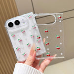 Epoxy Resin 3D Mini Cherry TPU Phone Case, For iPhone Duo