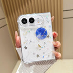 Cosmic Star Glitter Epoxy TPU Phone Case, For iPhone Duo