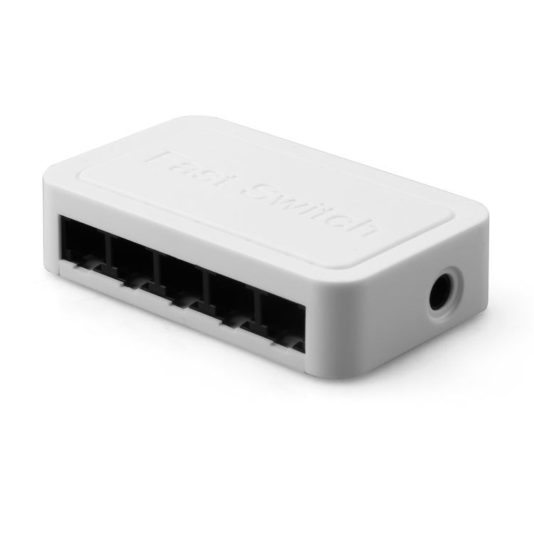5ポート 10/100Mbps ファストイーサネットスイッチ、5ポート ホワイト