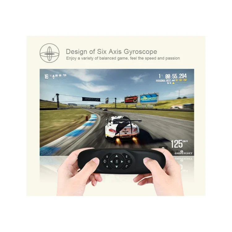C120 2.4G ミニキーボード ワイヤレスリモートマウス、3軸ジャイロ＆3軸重力センサー搭載、PC / HTPC / IPTV / スマートTVおよびAndroid TVボックス対応