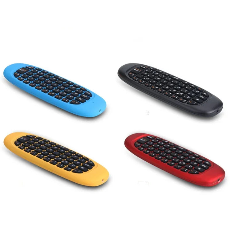 C120 2.4G ミニキーボード ワイヤレスリモートマウス、3軸ジャイロ＆3軸重力センサー搭載、PC / HTPC / IPTV / スマートTVおよびAndroid TVボックス対応