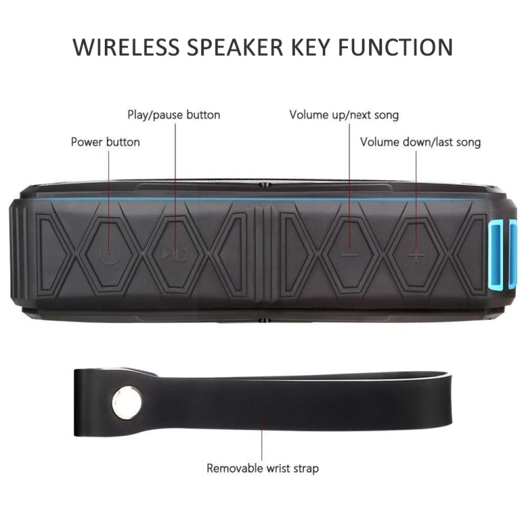 ポータブル Bluetooth スピーカー スーパー・ベース ステレオ ワイヤレススピーカー IP66防水対応 緊急充電 ハンズフリー TF対応