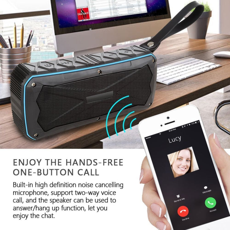 ポータブル Bluetooth スピーカー スーパー・ベース ステレオ ワイヤレススピーカー IP66防水対応 緊急充電 ハンズフリー TF対応