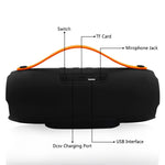 E13 ミニ ポータブル ワイヤレス Bluetooth スピーカー ステレオ スピーカーフォン ラジオ ミュージック サブウーファー カラムスピーカー TF FM対応 レッド、ブルー、ブラック