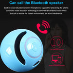 T&G A18 ボール Bluetooth スピーカー LEDライト付き ポータブル ワイヤレス ミニスピーカー モバイルミュージック MP3 サブウーファー TF対応 ブラック、ブルー、ピンク、ホワイト