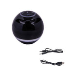 T&G A18 ボール Bluetooth スピーカー LEDライト付き ポータブル ワイヤレス ミニスピーカー モバイルミュージック MP3 サブウーファー TF対応 ブラック、ブルー、ピンク、ホワイト